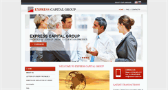 Desktop Screenshot of express-capital.com